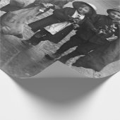 Vintage Kerst Wrapping Papier MISTLETOE (Hoek)