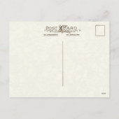 Vintage Kerst Zangvogels en Holly Briefkaart (Achterkant)