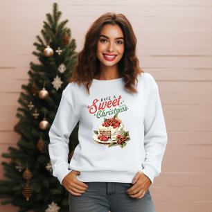 Vintage kerst zoete taart trui
