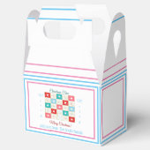 Vintage-kerstadvertentie-agenda  bedankdoosjes (Geopend)