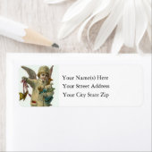 Vintage KerstAngel Etiket (Insitu)