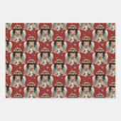 Vintage KerstAngel Inpakpapier Vel (Voorkant 2)