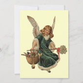 Vintage KerstAngel Kaart (Voorkant)