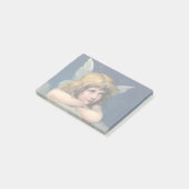 Vintage KerstAngel Post-it® Notes (Schuin)