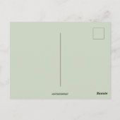 Vintage kerstangels rond een boom briefkaart (Achterkant)