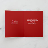 Vintage kerstbakken feestdagen kaart (Binnen)