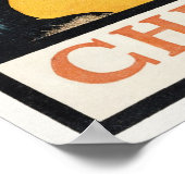 Vintage-kerstbeer Poster (Hoek)