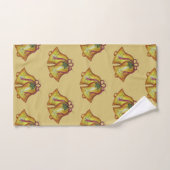 Vintage kerstbellen badhanddoek set bad handdoek (Handdoek)