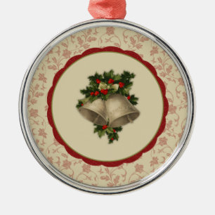 Vintage kerstbellen en Holly Ornament
