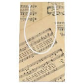 Vintage kerstblad Muziek Cadeautas (Voorkant)