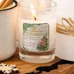 Vintage kerstblad muziek met feestelijk geweld vierkante sticker<br><div class="desc">Dit  ontwerp is voorzien van een viool met een sierstructuur,  met holly bladeren,  bessen en pijnbomen,  met een klassieke kerstmuziekrol op de achtergrond,  ook versierd met pruimen van dennenbomen en holly-bladeren. Het feestelijke kerstontwerp heeft een donkergroene achtergrond. Vrolijk kerstfeest is in decoratieve goudletters aan de voorkant.</div>