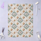 Vintage Kerstbloemen Decoupage Tissuepapier (Craft)