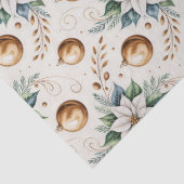 Vintage Kerstbloemen Decoupage Tissuepapier (Detail)