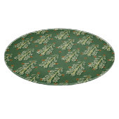 Vintage Kerstbomen illustratiepatroon Snijplank (Hoek)