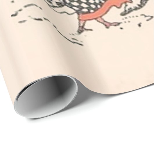 Vintage kerstboom cadeaupapier (Rol Hoek)