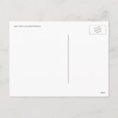 Vintage kerstboom feestdagenkaart (Achterkant)