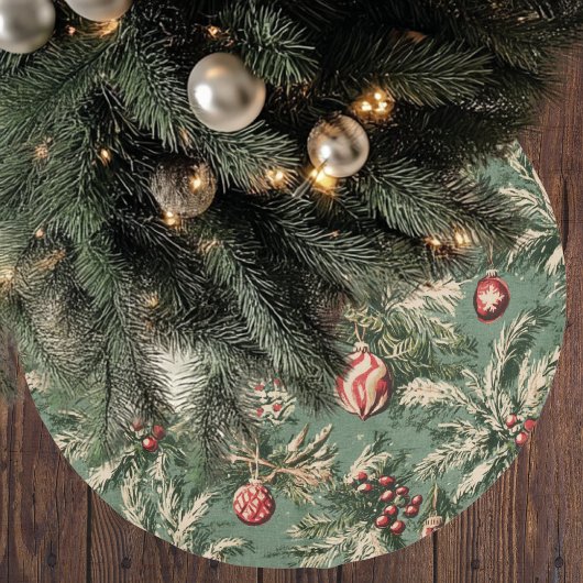 Vintage Kerstboom Kleed | Retro Ornamenten Rok