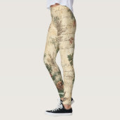 Vintage Kerstboom & Ornament (3) Leggings (Links)