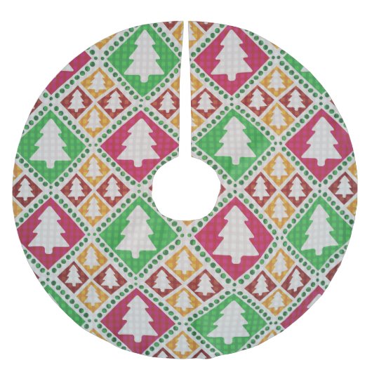 Vintage kerstboom patroon. rok (Voorkant)