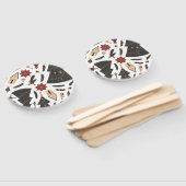 Vintage kerstboom Poinsettia Handwaaier (Niet-gemonteerd)