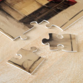 Vintage kerstboom Puzzle Legpuzzel (Zijkant)