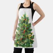 Vintage kerstboom schort (Insitu)