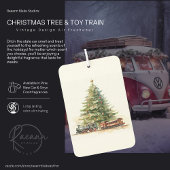 Vintage kerstboom & Speelgoed trein luchtverfrisse Luchtverfrisser