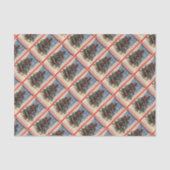 Vintage kerstboom tissuepapier (Voorkant)