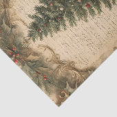 Vintage kerstboom tissuepapier (Detail)