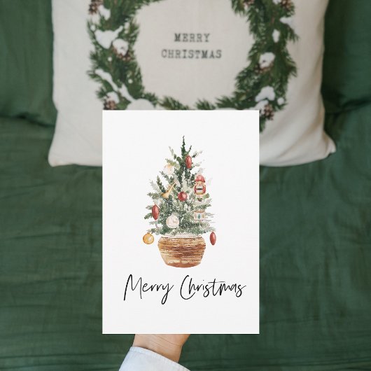 Vintage kerstboom | Vrolijk kerstfeest