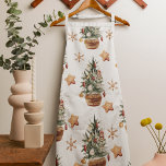 Vintage kerstboom | Vrolijk kerstfeest Schort<br><div class="desc">Omarm de tijdloze charme van het vakantieseizoen met ons Waterverf kerstboomontwerp. Dit prachtige stuk vangt de geest van yuletide met een vleugje nostalgie, waardoor het de perfecte aanvulling op uw vakantie-inrichting en een prachtig cadeau voor uw dierbaren. Vier de magie van Kerstmis met dit Waterverf kerstboom ontwerp. Of u nu...</div>