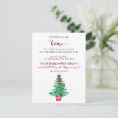 Vintage kerstboom We hebben de vakantiebeweging ve Briefkaart (Staand voorkant)