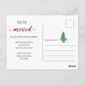 Vintage kerstboom We hebben de vakantiebeweging ve Briefkaart (Achterkant)