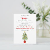 Vintage kerstboom We hebben de vakantiebeweging ve Briefkaart (Staand voorkant)