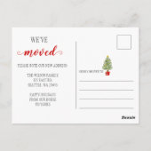 Vintage kerstboom We hebben de vakantiebeweging ve Briefkaart (Achterkant)
