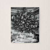 Vintage kerstboomfoto (1910) legpuzzel (Verticaal)