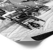 Vintage kerstboomfoto (1910) poster (Hoek)