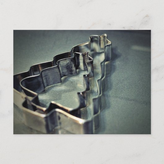 Vintage kerstboomkoekjes Koekjes Feestdagenkaart (Voorkant)