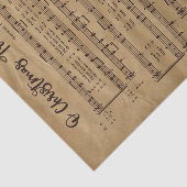 Vintage-kerstboommuziek Tissuepapier (Detail)