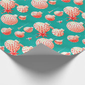 Vintage kerstboompapier cadeaupapier (Hoek)