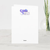 Vintage kerstboomvakantiekaart bedankkaart (Achterkant)