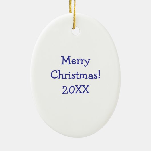 Vintage KerstBoy Bugler Ornament (Achterkant)