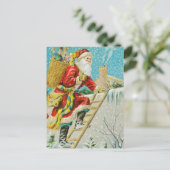 Vintage-kerstBriefkaart Briefkaart (Staand voorkant)