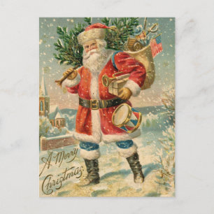 Vintage-kerstBriefkaart Briefkaart