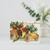 Vintage-kerstBriefkaart Briefkaart (Staand voorkant)