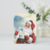 Vintage-kerstBriefkaart Briefkaart (Staand voorkant)