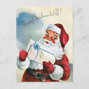 Vintage-kerstBriefkaart Briefkaart