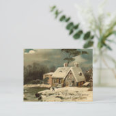 Vintage-kerstBriefkaart Briefkaart (Staand voorkant)