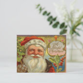Vintage-kerstBriefkaart Briefkaart (Staand voorkant)