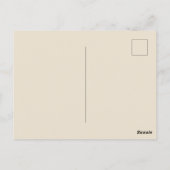 Vintage-kerstBriefkaart Briefkaart (Achterkant)